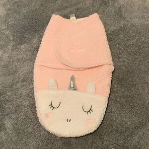 Chick Pea Pink Unicorn Baby Sleep Sack Wearable Blanket Plush Fleece 3-6M‎